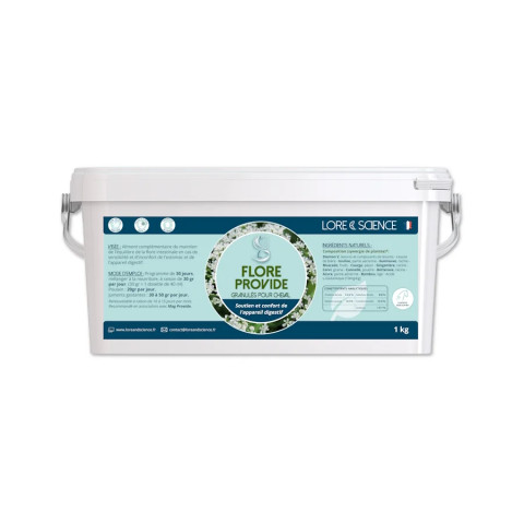 Flore Provide - Pre/Probiotic digestive support for horses - Lore & Science